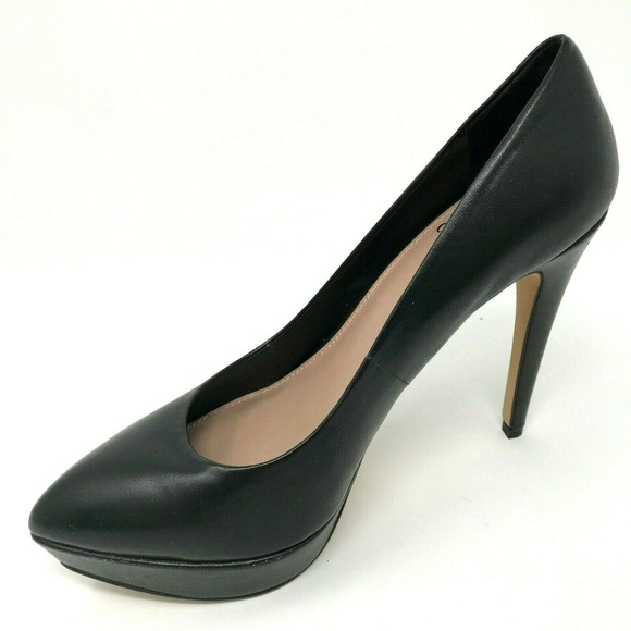 Vince Camuto Shoes - Vince Camuto RITZ Leather Platform Pumps S 8 Black